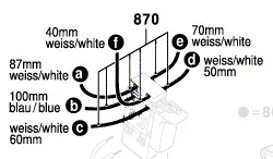 Cable de connexion réf. 1 619 P01 776 BOSCH